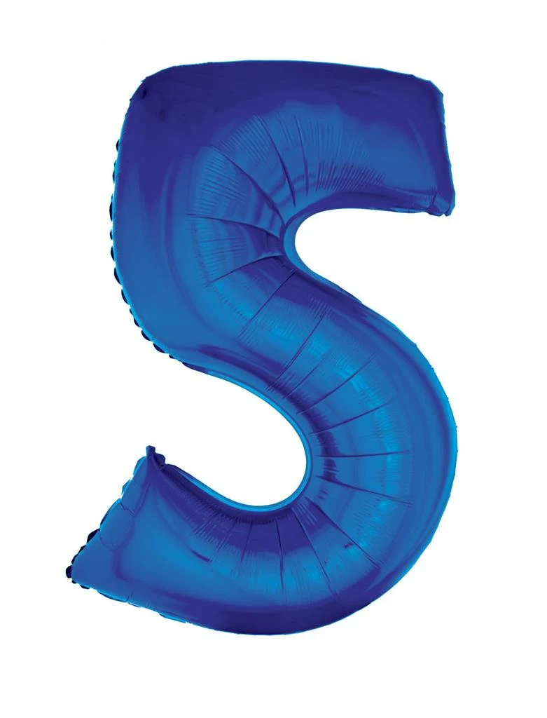 Folieballon 102 cm blauw - Image 7