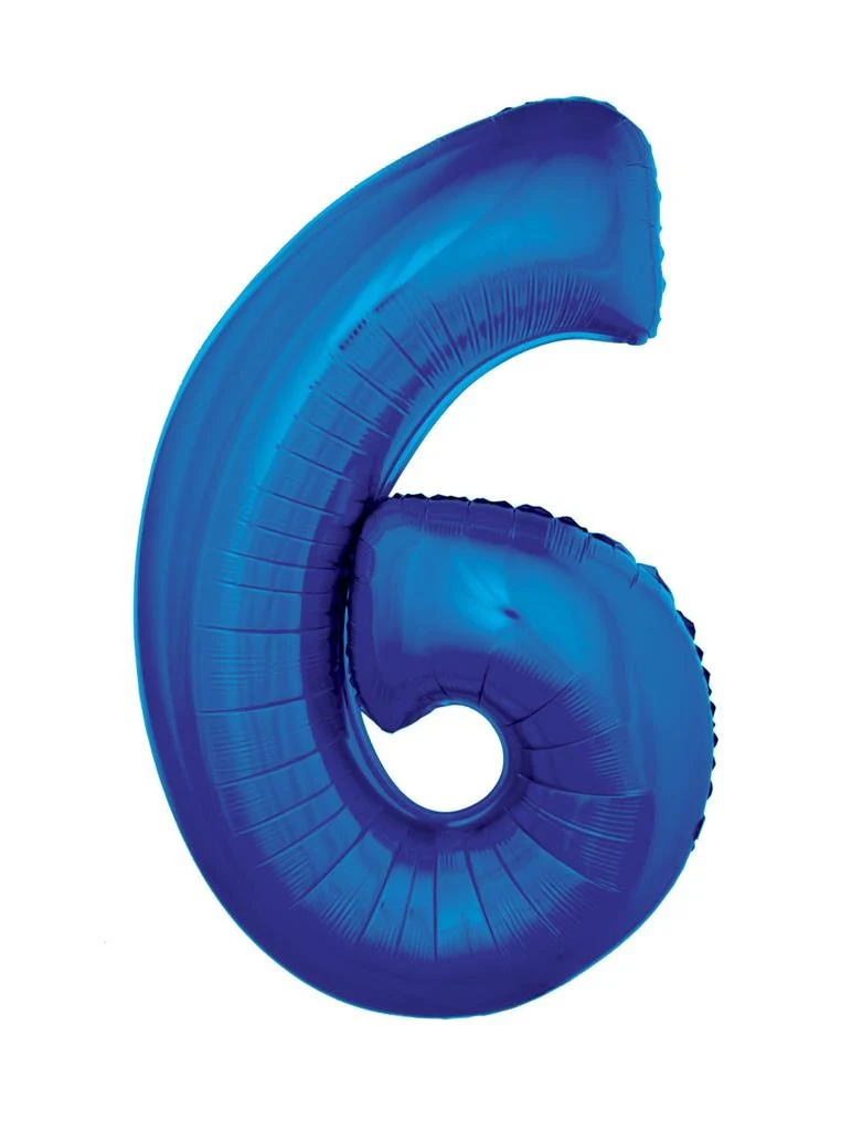 Folieballon 102 cm blauw - Image 8