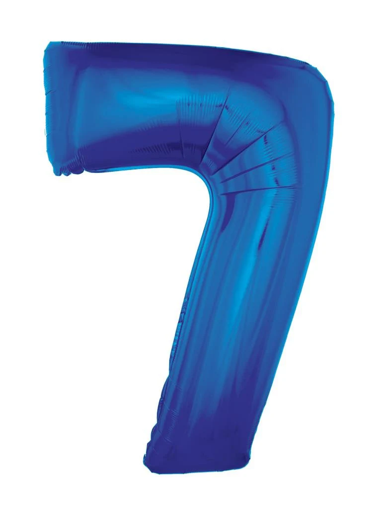 Folieballon 102 cm blauw - Image 9