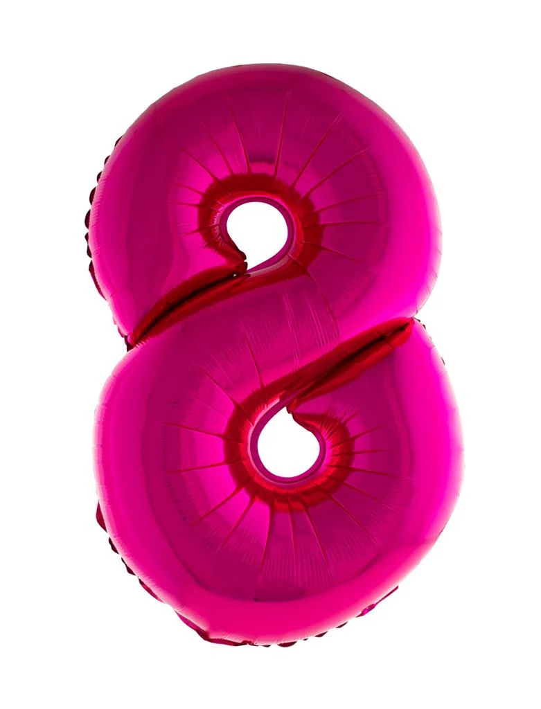 Folieballon 102 cm roze - Image 10