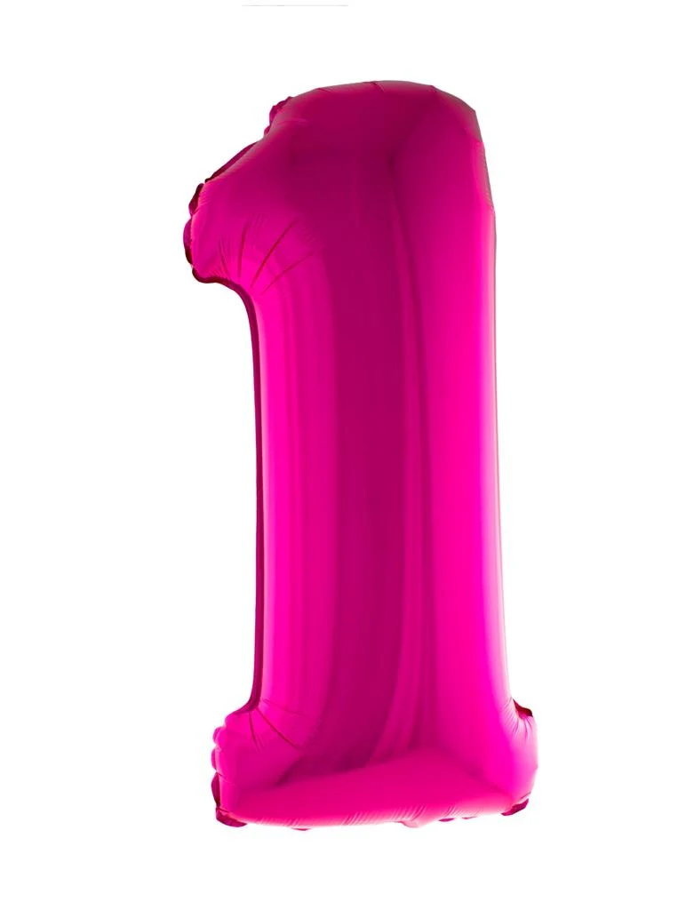 Folieballon 102 cm roze - Image 3