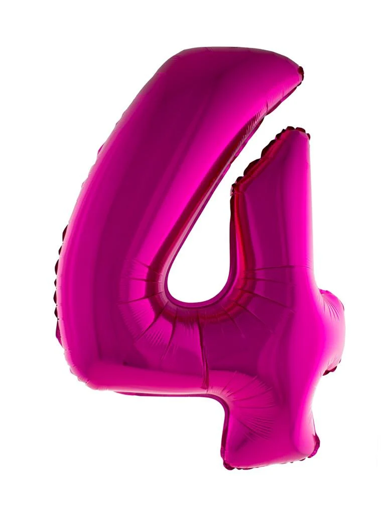 Folieballon 102 cm roze - Image 6