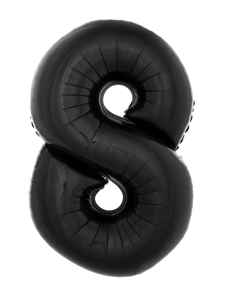 Folieballon 102 cm zwart - Image 10