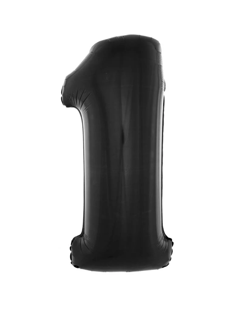 Folieballon 102 cm zwart - Image 3