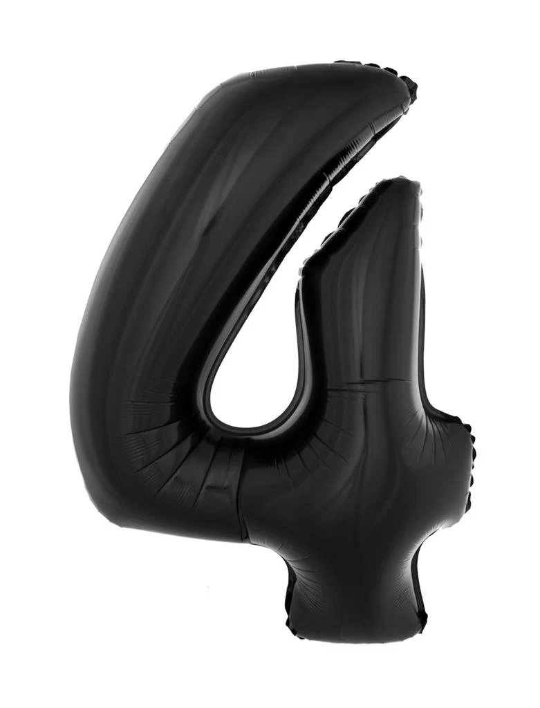 Folieballon 102 cm zwart - Image 6