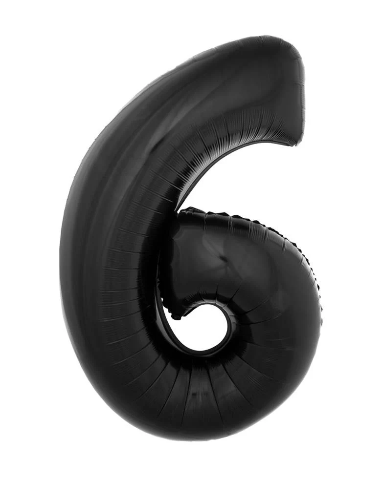 Folieballon 102 cm zwart - Image 8