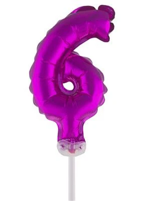 Folieballon 13 cm op stokje roze - Image 8
