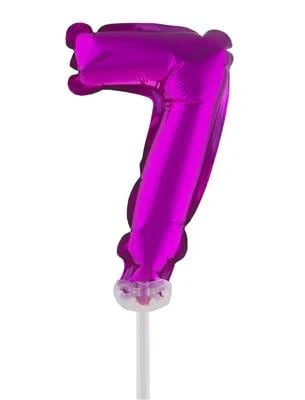 Folieballon 13 cm op stokje roze - Image 9