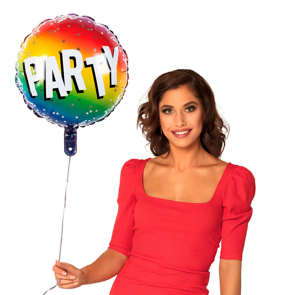Folieballon Rainbow 'Party'
