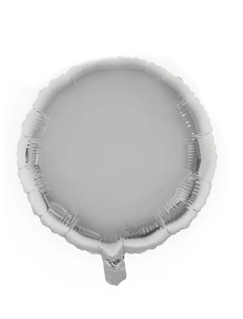 Folieballon rond zilver