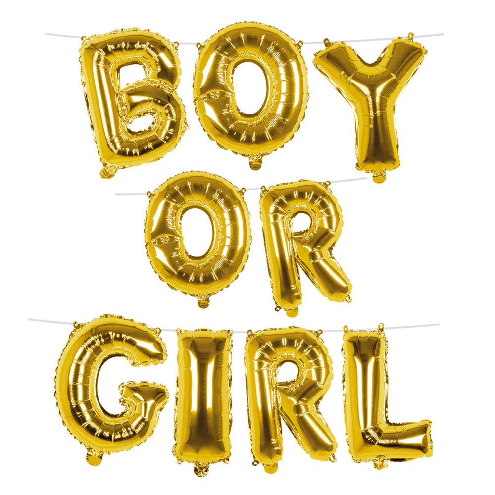 Folieballonslinger 'Boy or girl' - Image 2