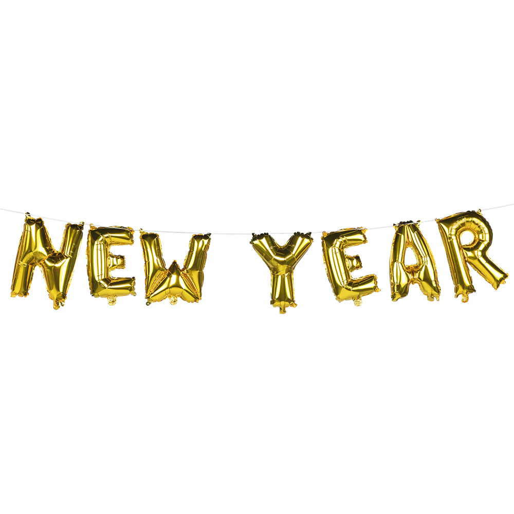 Folieballonslinger 'Happy new year' - Image 3