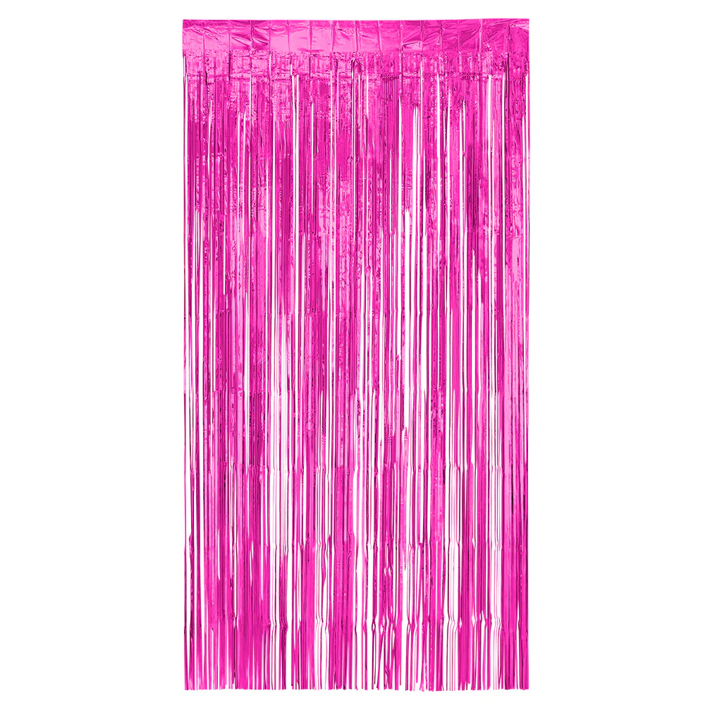 Foliegordijn Metallic roze