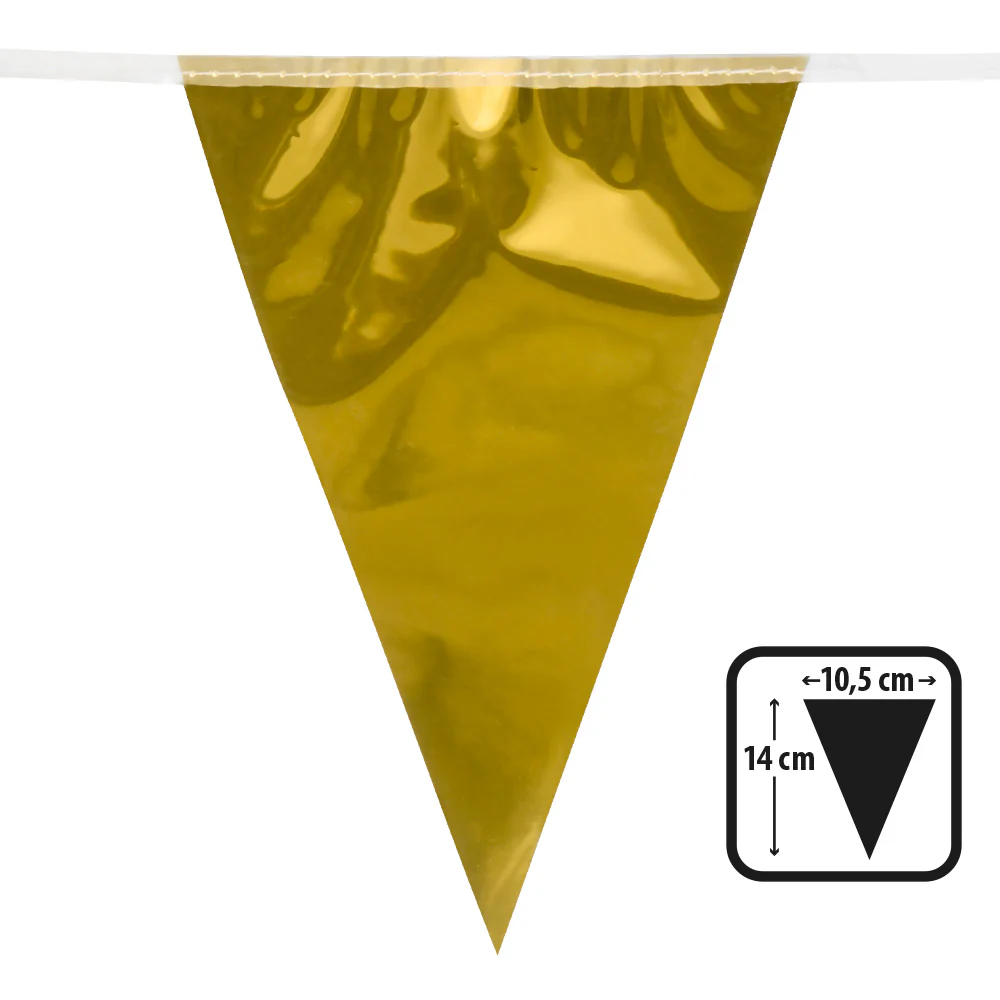 Folieminivlaggenlijn goud - Image 2