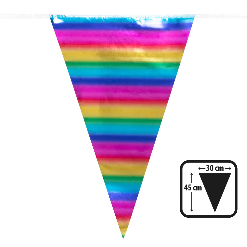 Foliereuzenvlaggenlijn regenboog - Image 2