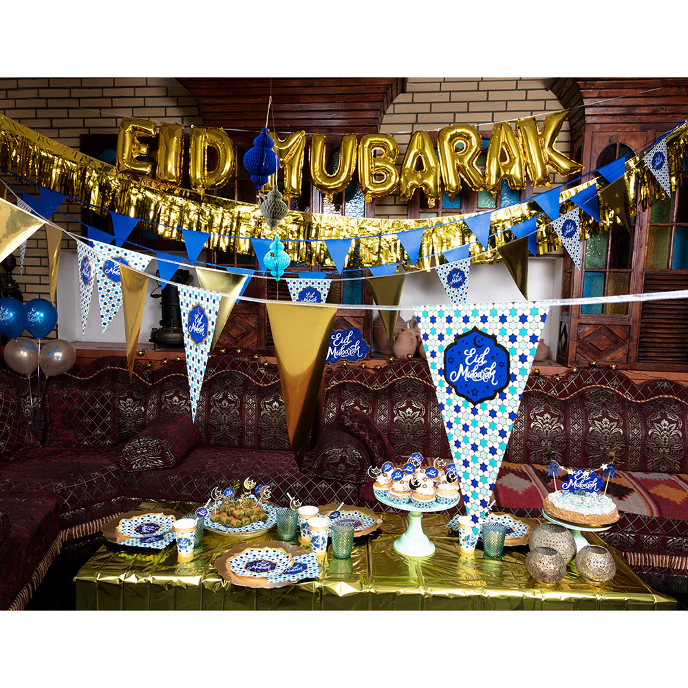 Folievlaggenlijn 'Eid Mubarak' - Image 3