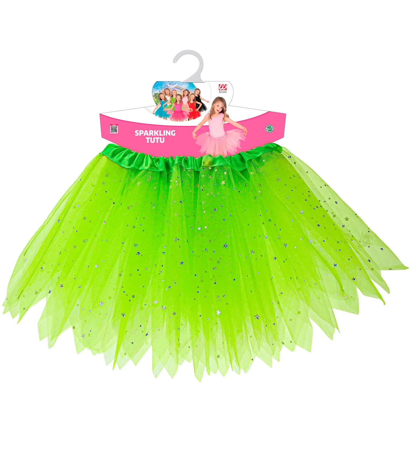 Glitter tutu rok groen kinderen - Image 4