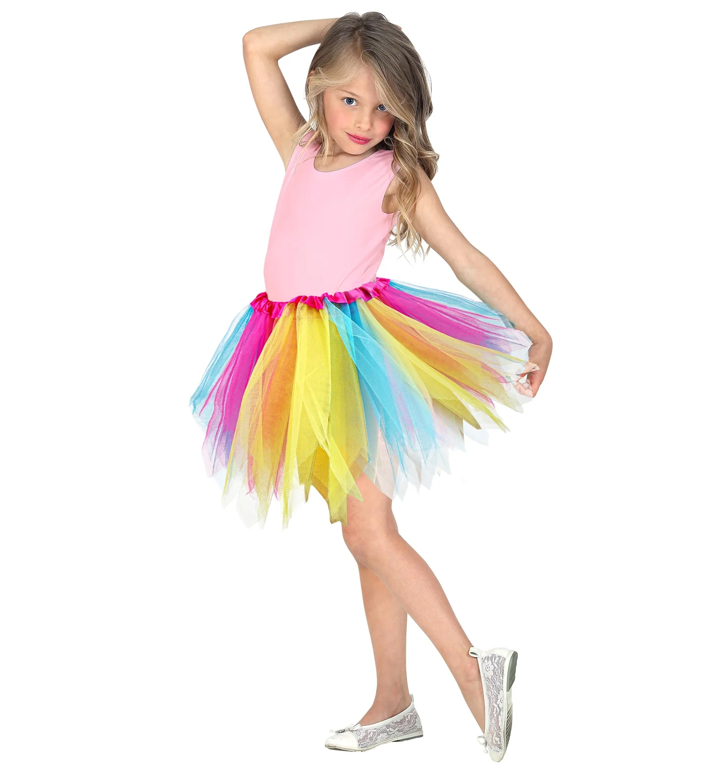 Glitter tutu rok multi kleuren kinderen - Image 4