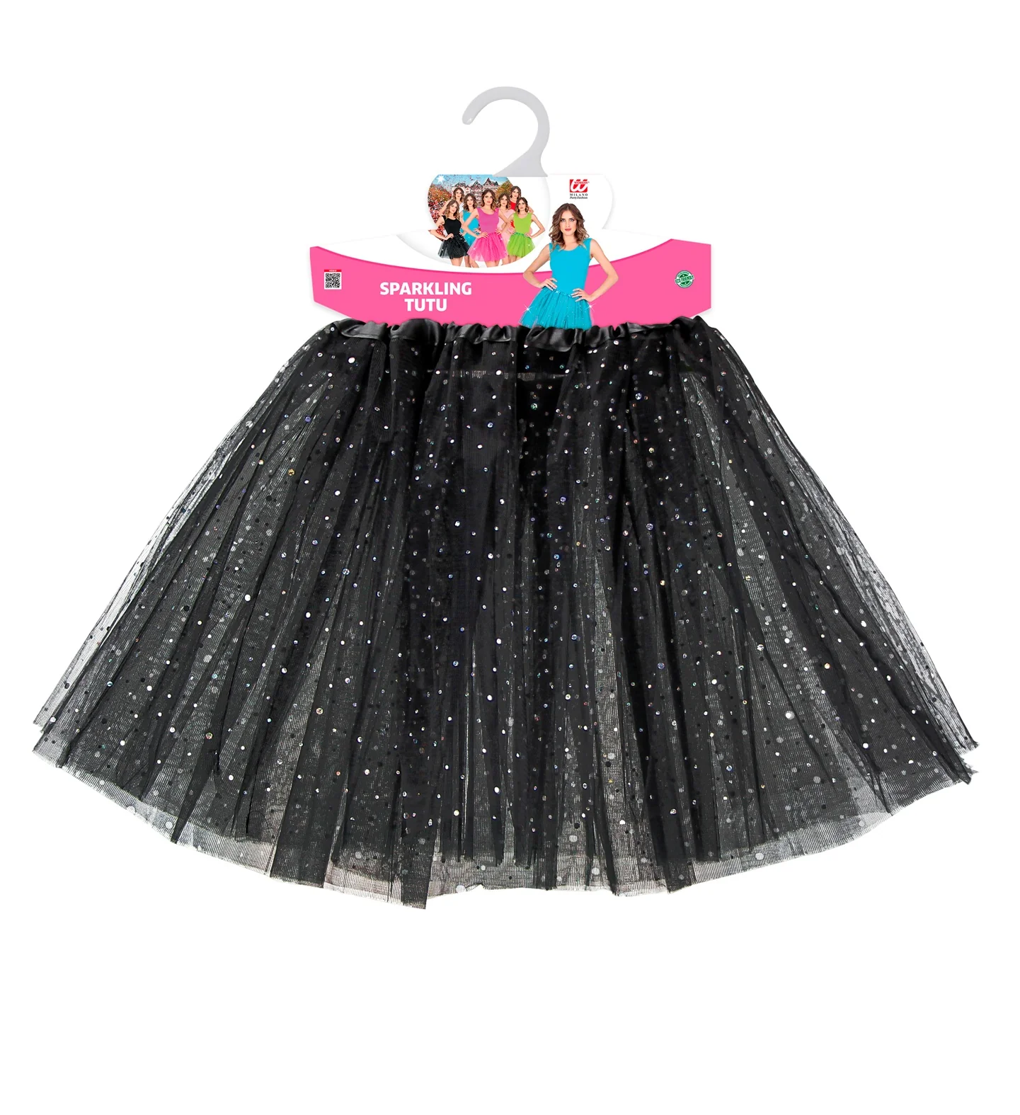 Glitter tutu rok zwart dames - Image 3