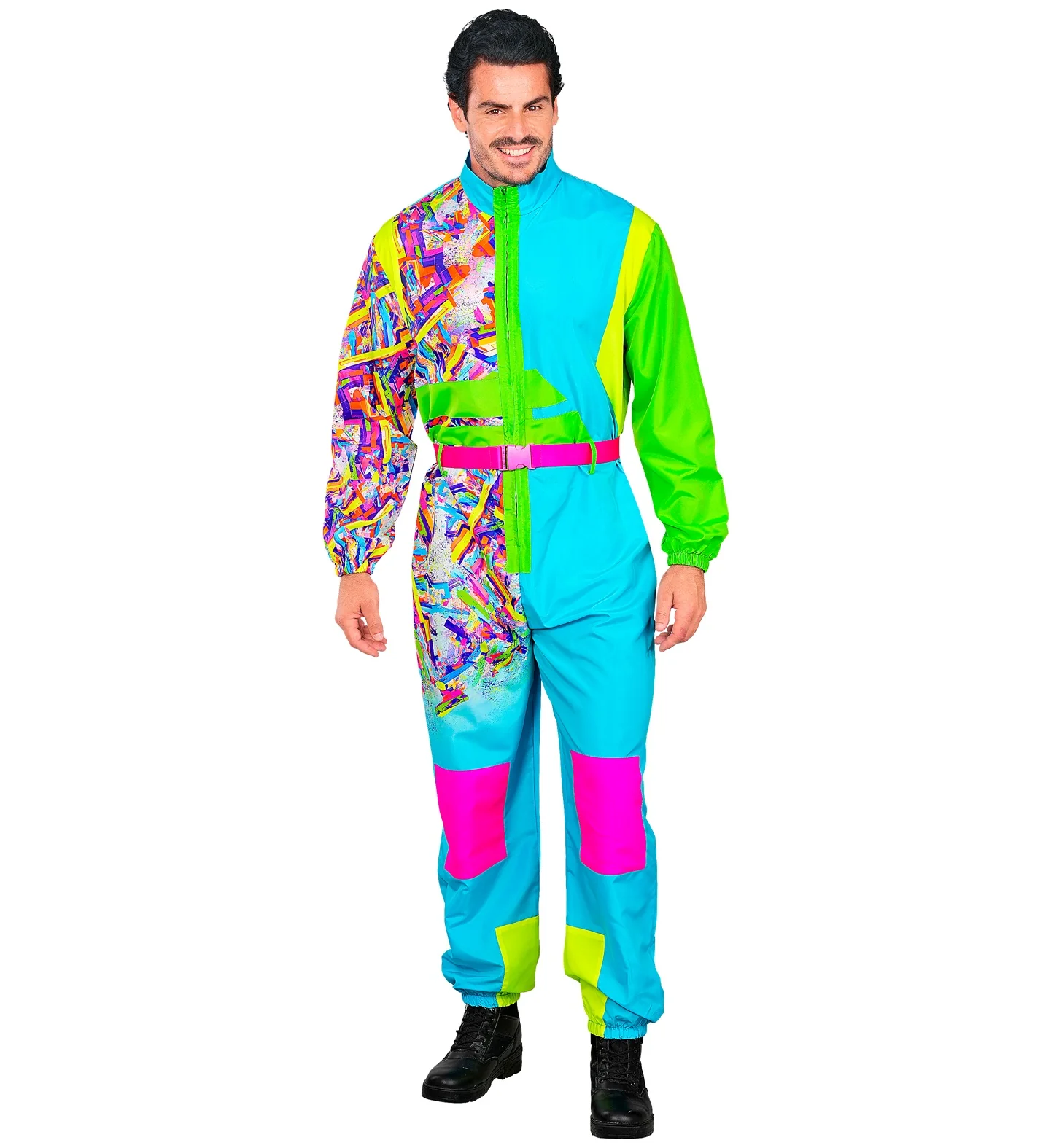Fout Ski pak snowboarder lichtblauw/groen - Image 7