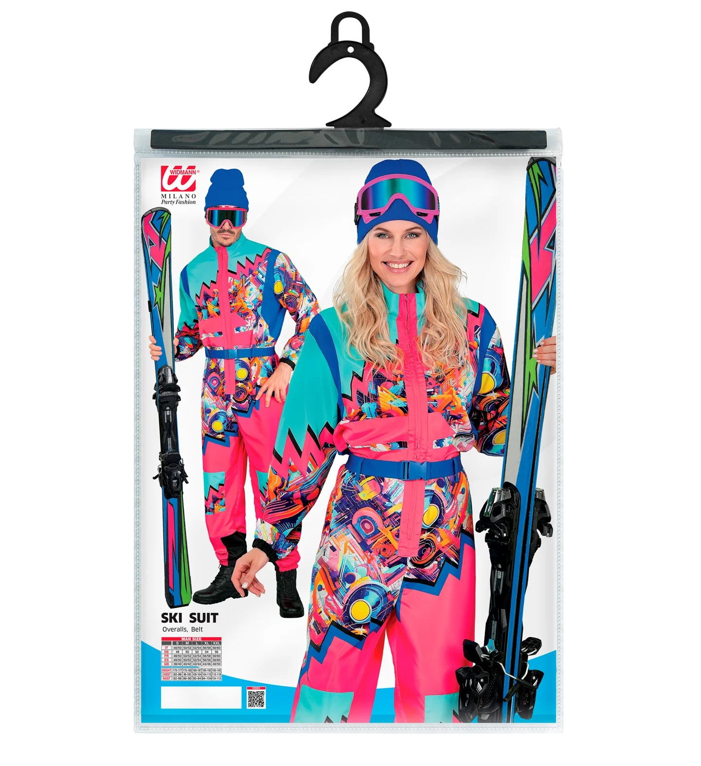 Fout ski pak snowboarder roze/lichtblauw - Image 6