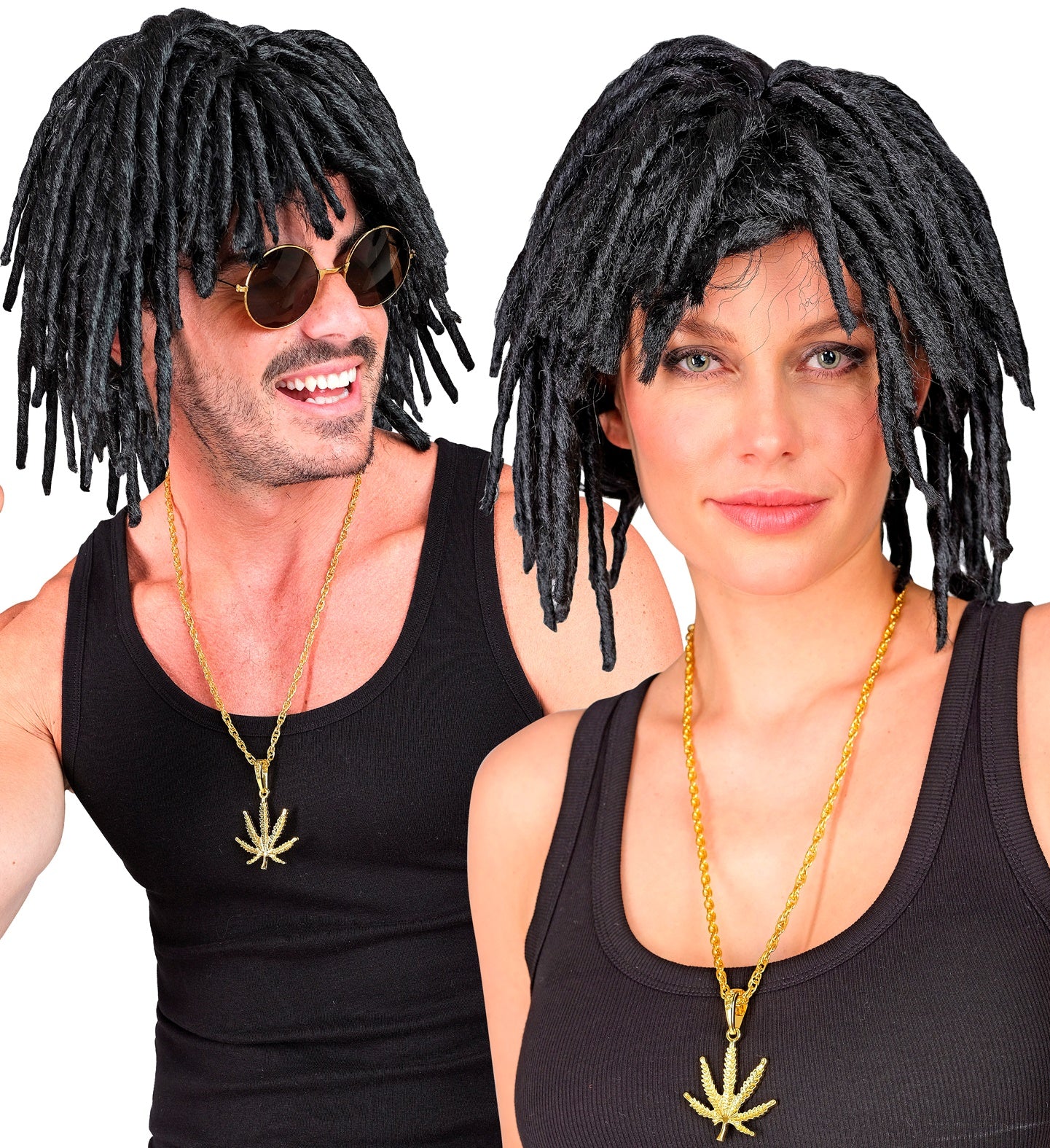 Ketting Marijuana- cannabis goud - Image 3