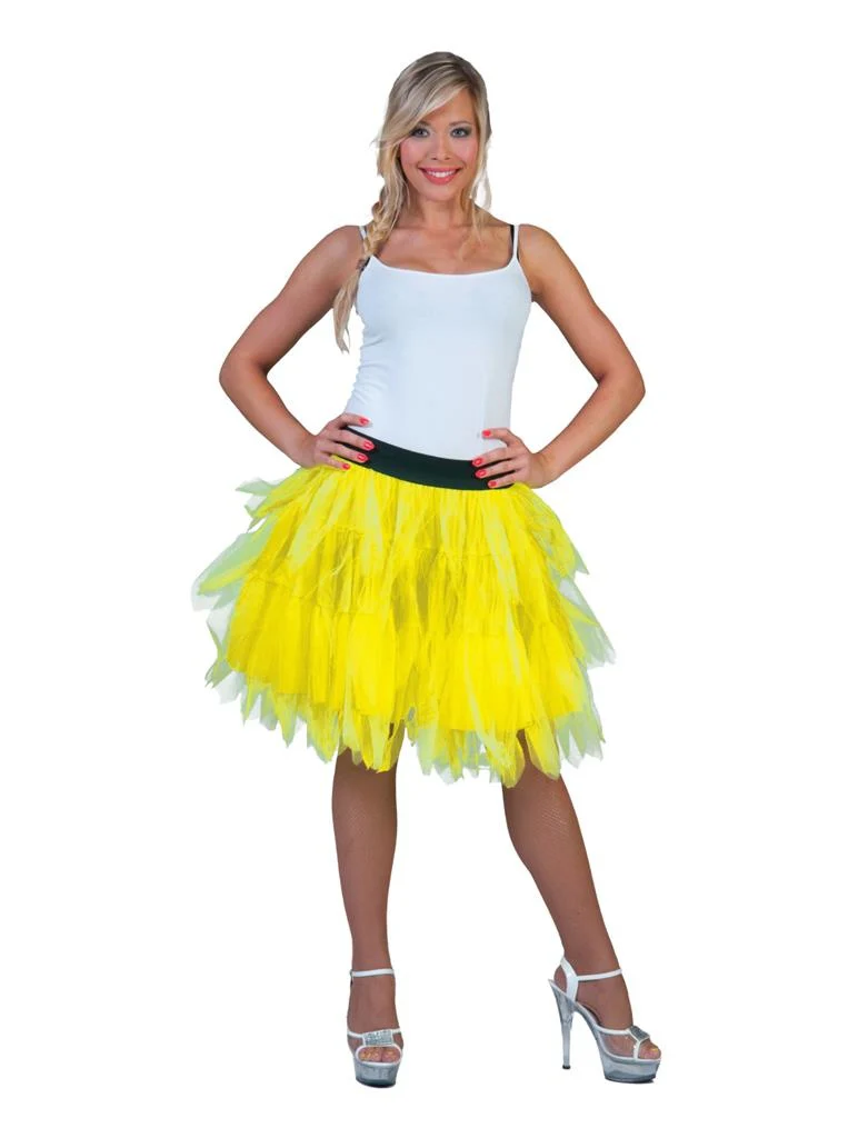 Gele party petticoat