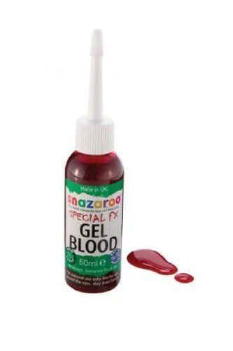 Gel bloed voor Halloween