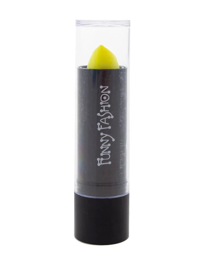 Gele blacklight lippenstift