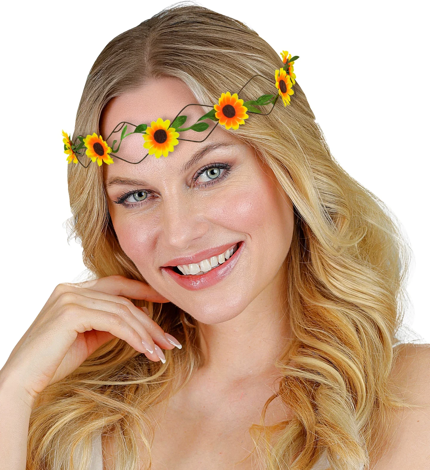 Gele bloemen hoofdbandjes - Image 2