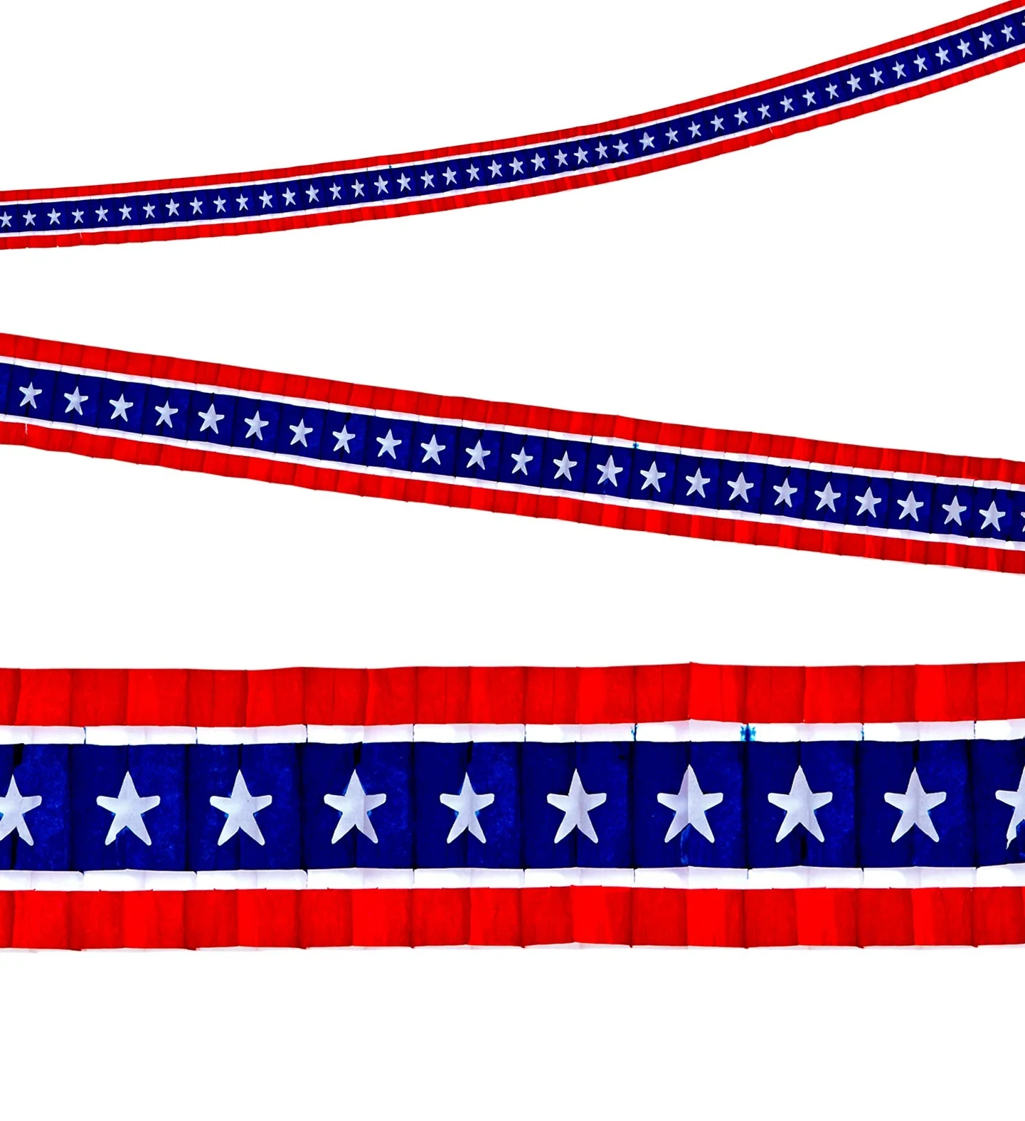 Geplooide USA slinger