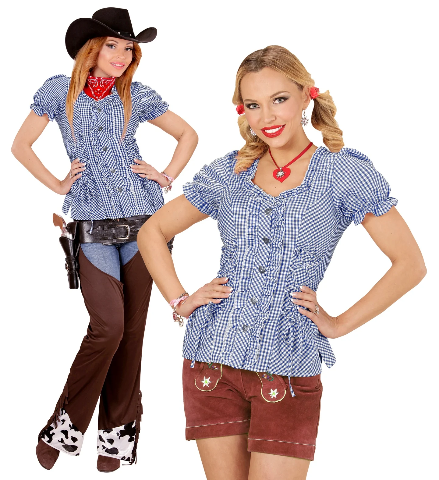 Geruite blouse Katja - Image 3