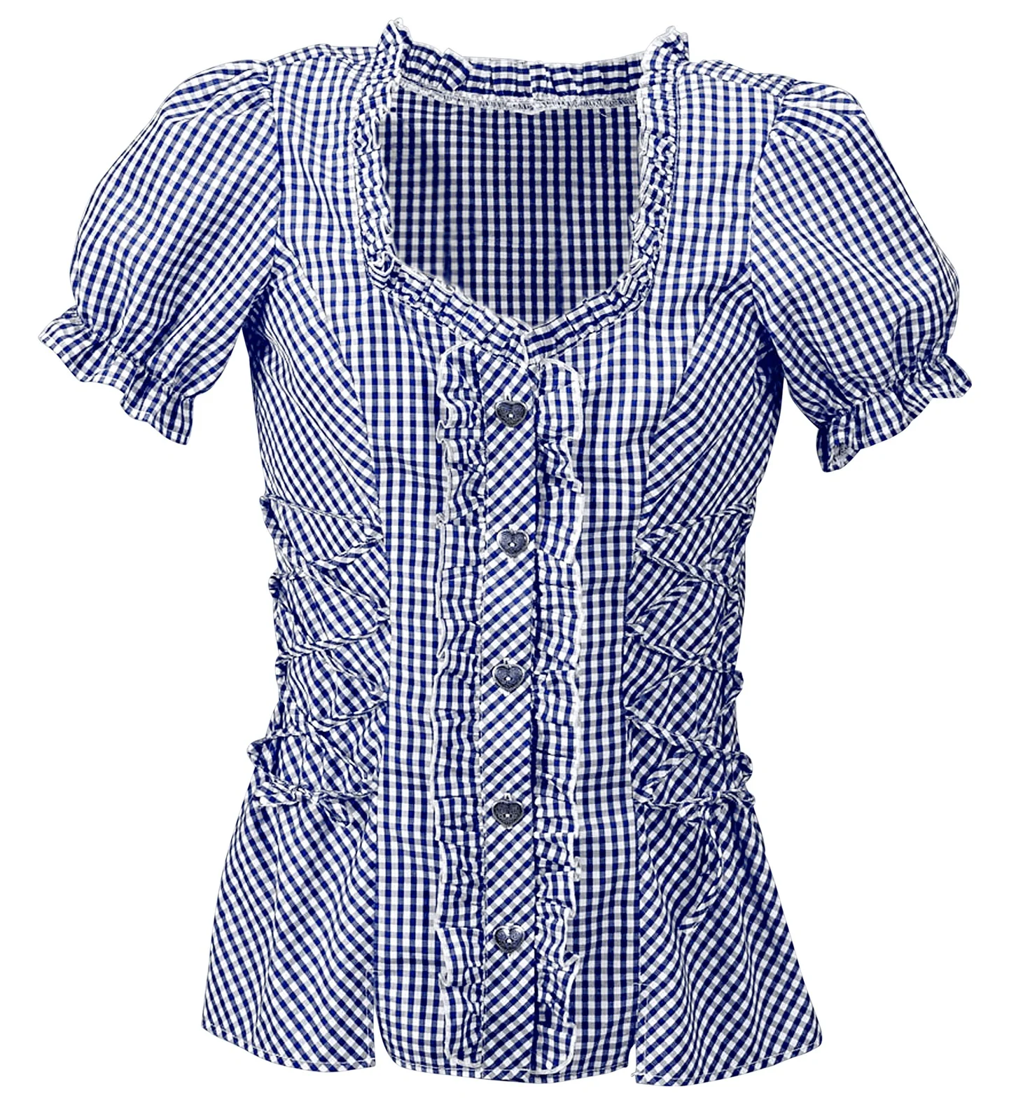 Geruite blouse Katja - Image 4