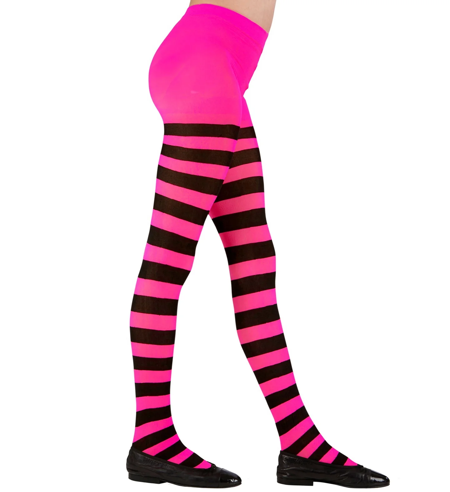 Panty roze zwart gestreept kind - Image 2