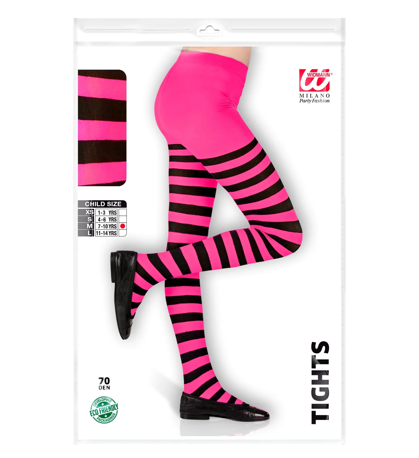 Panty roze zwart gestreept kind - Image 3