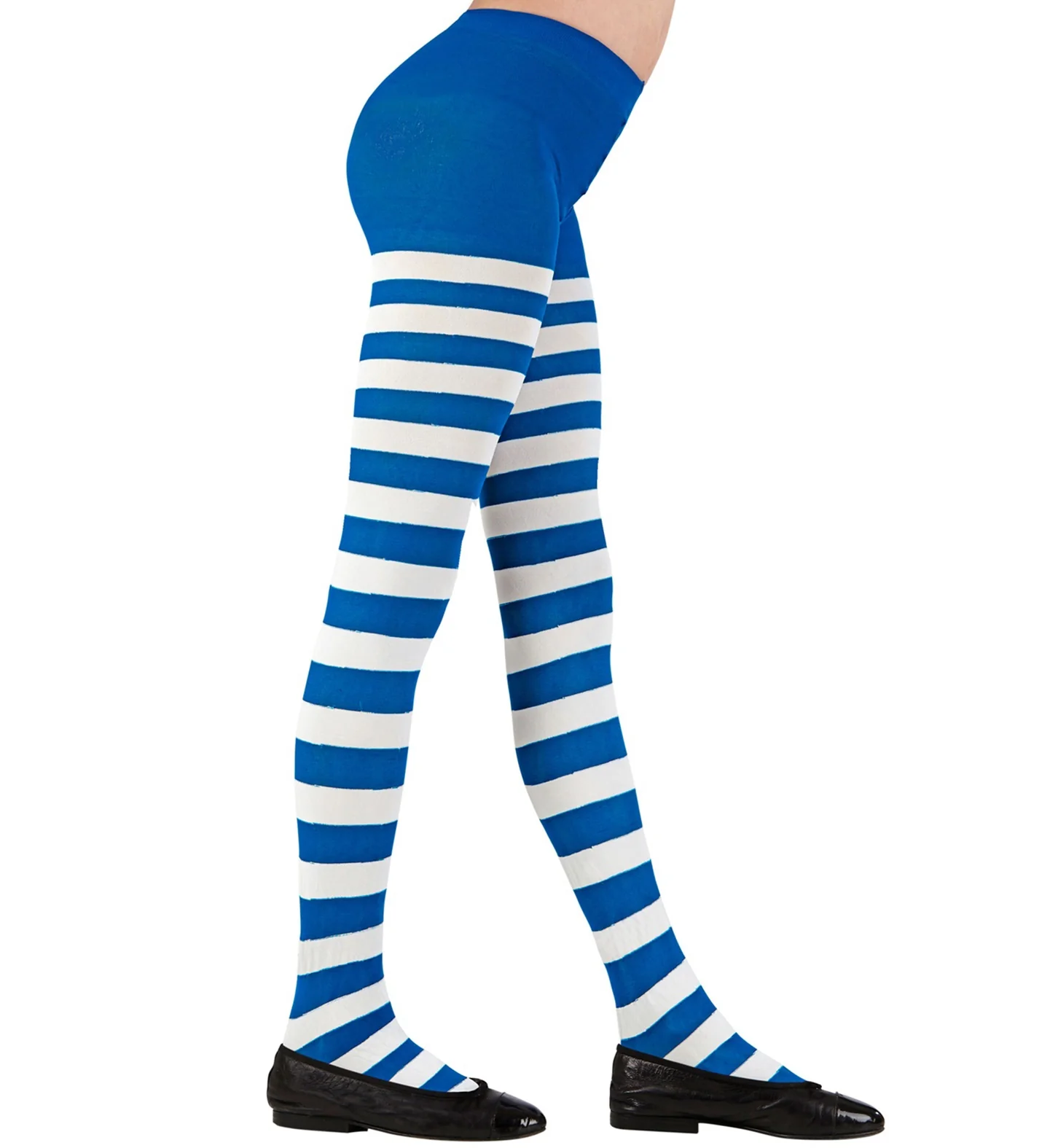 Panty wit blauw gestreept kind - Image 2