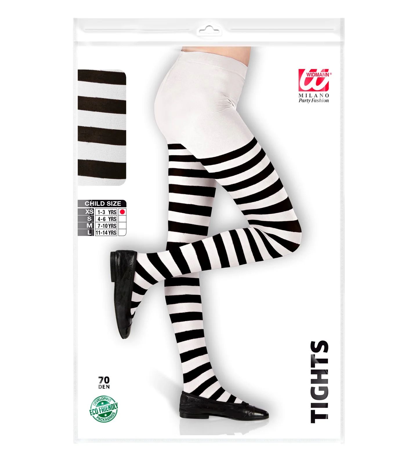 Panty wit zwart gestreept kind - Image 3
