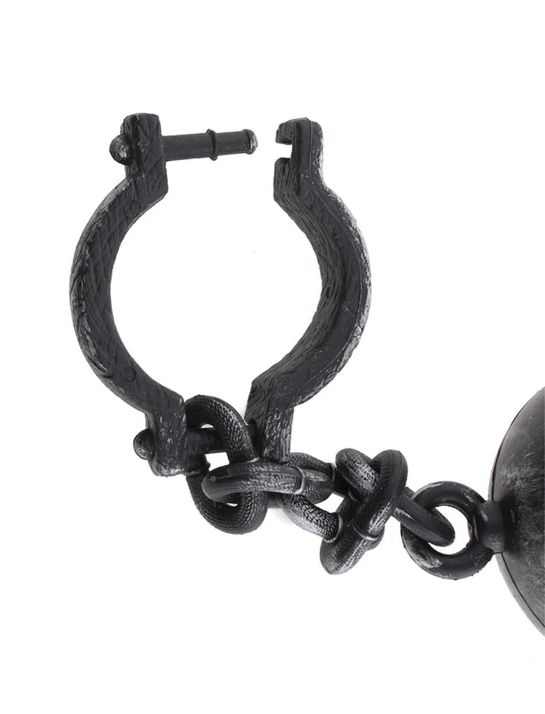 Gevangene jumbo bal met ketting 55 cm - Image 3