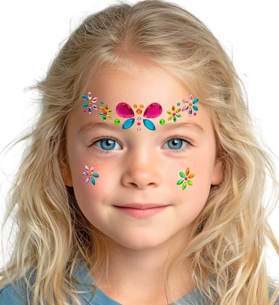 Gezichtsdecoratie vlinder Lara kind