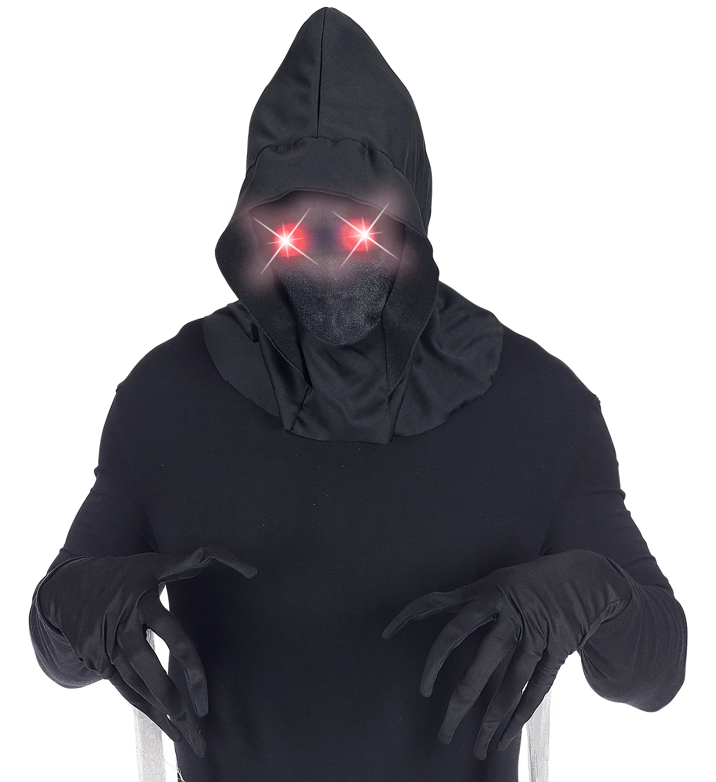 Gezichtsloos Masker Met Kap Rood Licht - Image 2