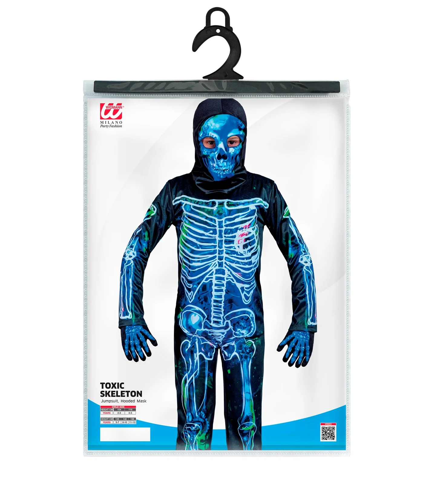 Giftig skelet blauw/zwart - Image 3