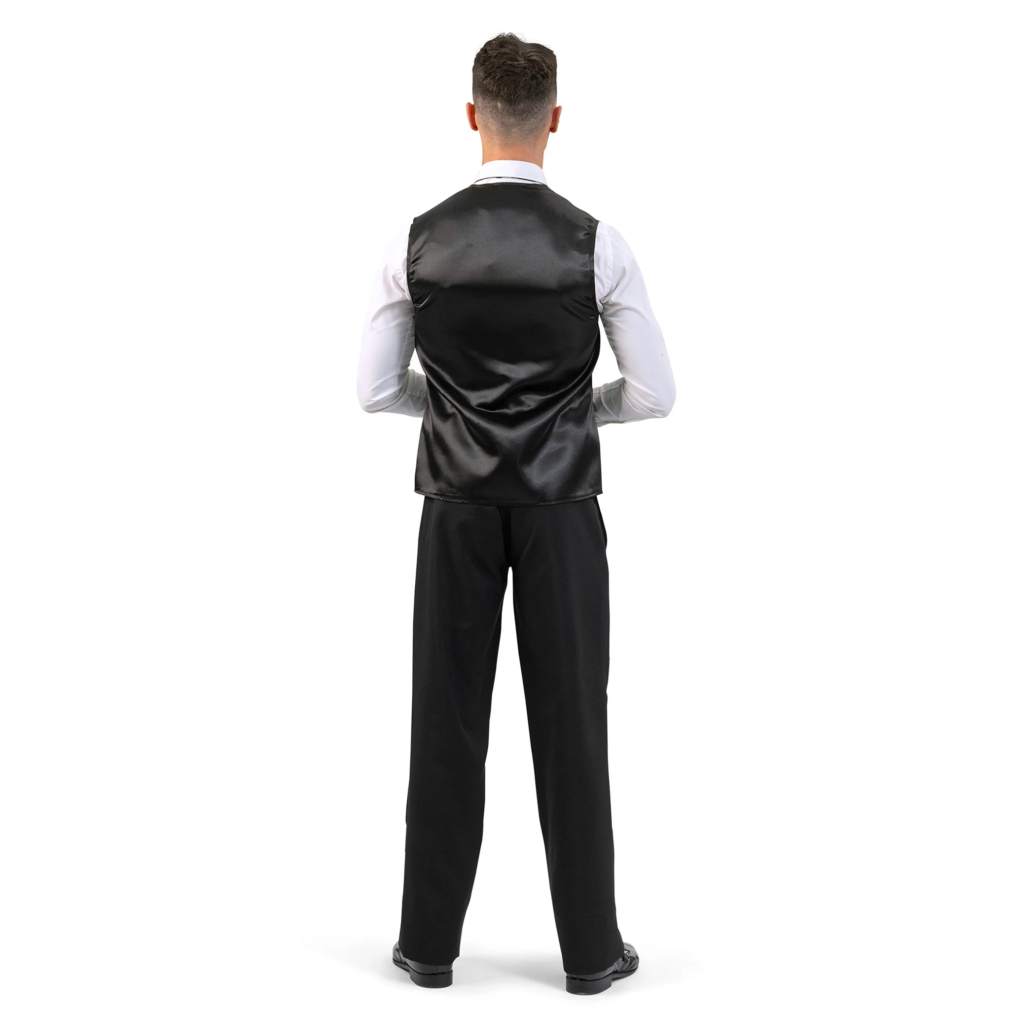 Gilet dobbelstenen zwart/wit - Image 4