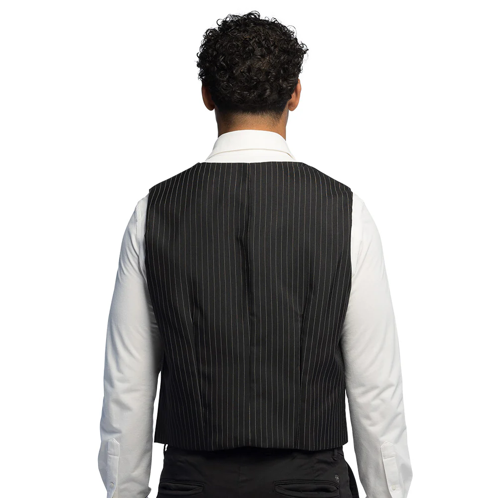 Gilet Pinstripe zwart - Image 5