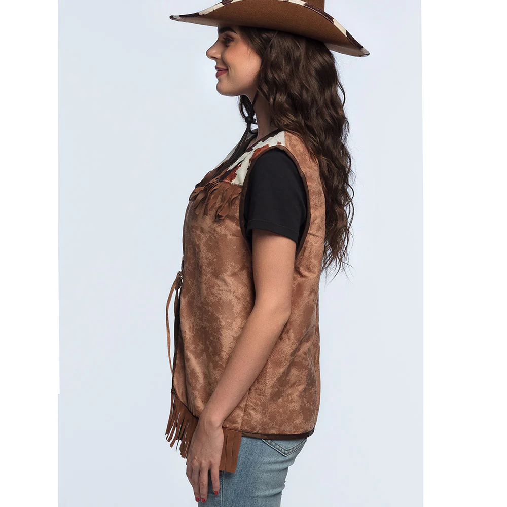 Gilet Western bruin - Image 5