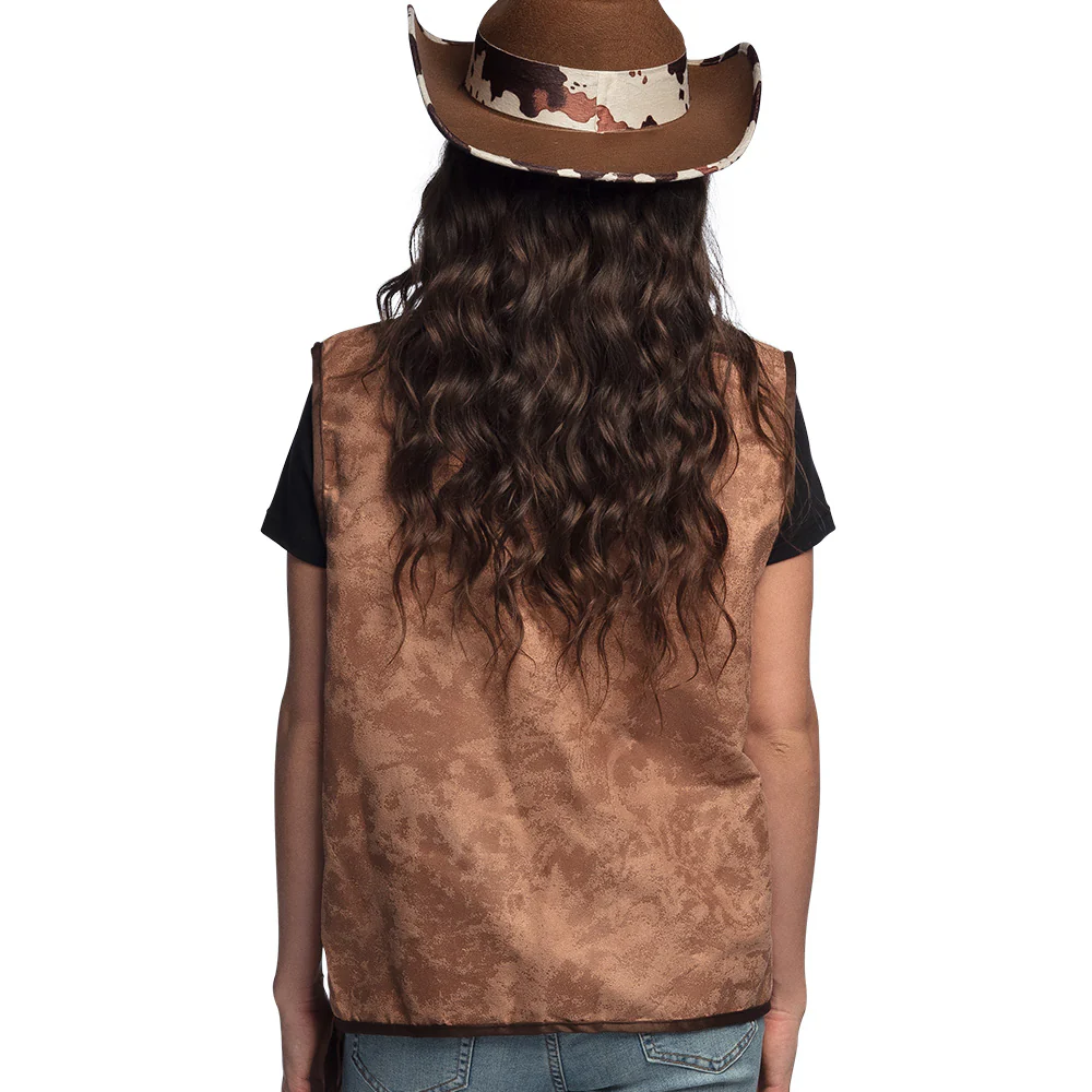 Gilet Western bruin - Image 6