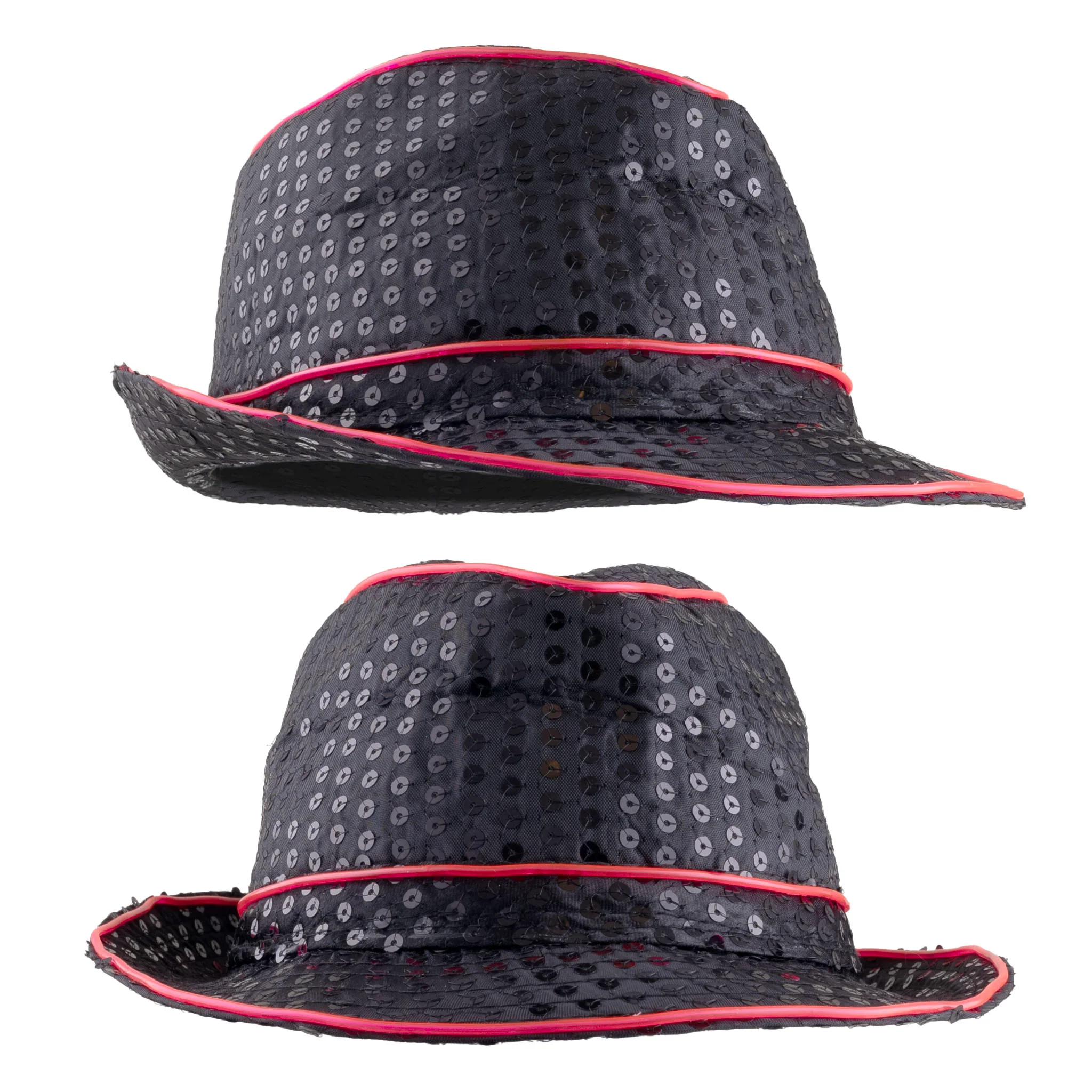 Glitterhoed pailleten met licht blauw - Image 6