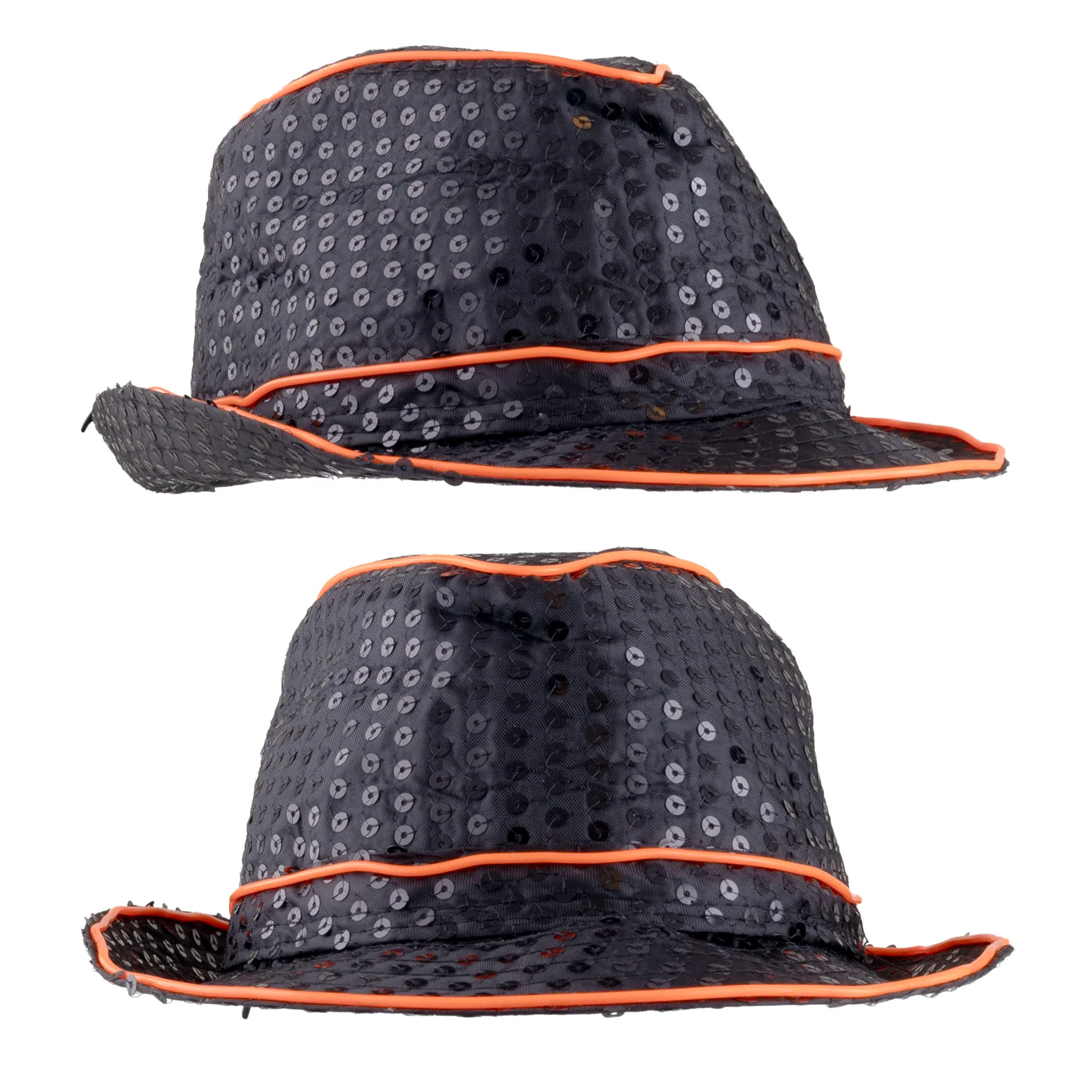 Glitterhoed pailleten met licht paars - Image 4