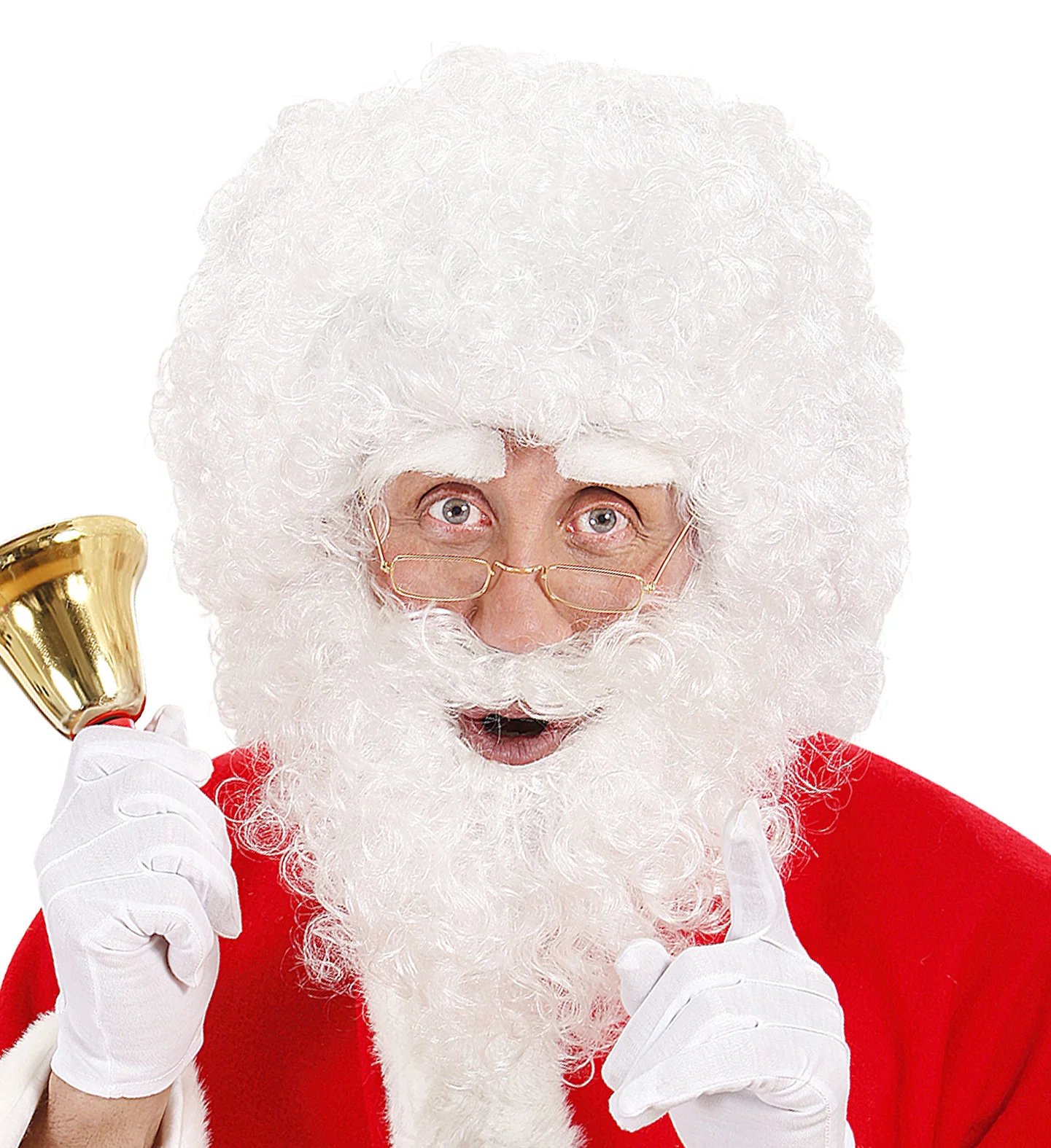 Goedkope kerstman baard met snor - Image 2