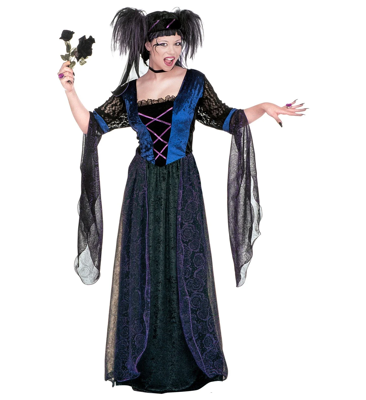 Gotische prinsessen jurk dames