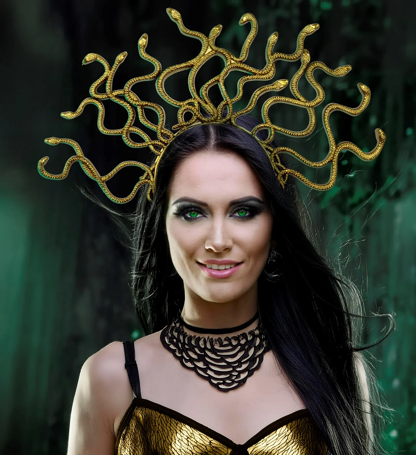 Medusa diadeem goud - Image 4